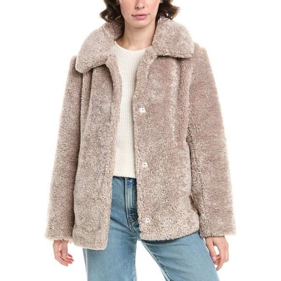 Sam Edelman Jackets & Blazers - Sam Edelman Womens  Butter Teddy Jacket, Grey
